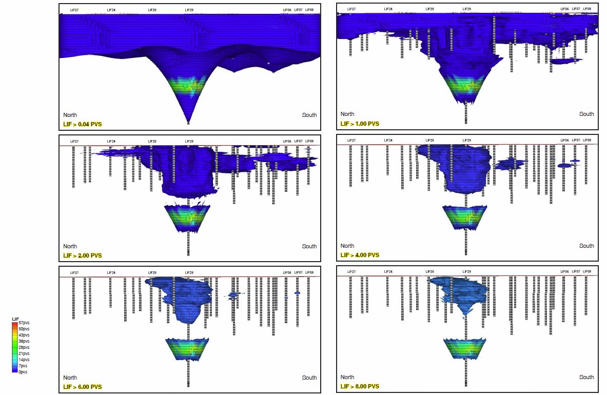 Accelerated Site Classification - LIF 3-D X-Sections